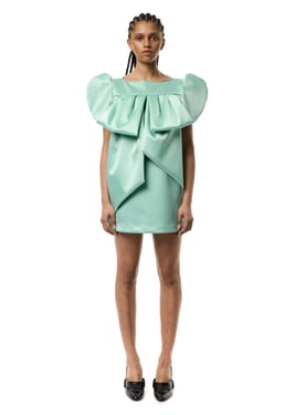 SATIN BOW DRESS - XL