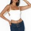 Fave Crop Top White