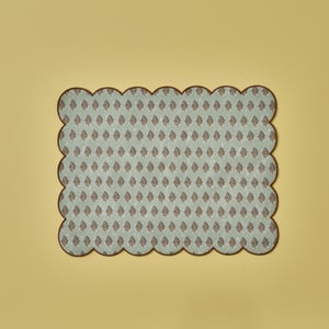 Indian Scalloped Cotton Placemat