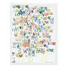Love + Goodnight Art Print