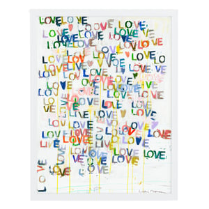 Love + Goodnight Art Print