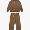 Retro Gothic Cloud Hoodie Set - Dark Brown / XL / Set