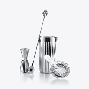 Harmonie Set Of Bar Accessories - Chrome | Baccarat