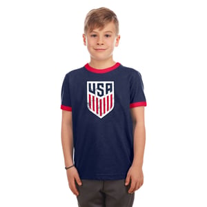 Youth New Era USMNT Bi_Blend Ringer Tee / S