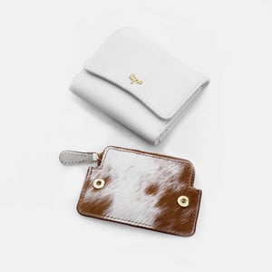 Roamer Eclat White Wallet - White and Tan