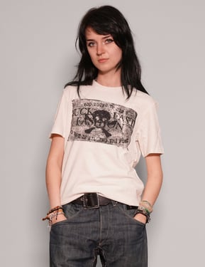 F*ck Fast Fashion T-Shirt in Ecru