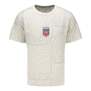 Unisex USWNT Graphic AOP Off-White Tee / 2X