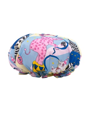 Shower Cap 80's Cirque - ONE SIZE / Blue