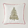 New Year Embroidered Cushion Cover
