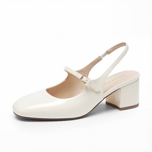 DREAM PAIRS Women   s Square Toe Mary Jane Shoes