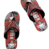 Weird Fish Lexington Printed Flip Flops Paprika Size 7