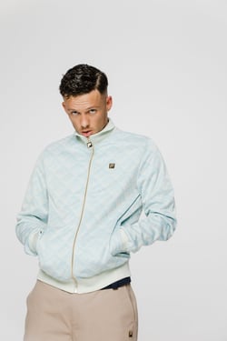 Hank Jacquard Geo Track Top - 3XL