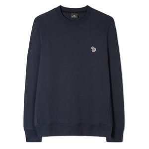 Paul Smith Cotton Zebra Logo Sweatshirt Dark Navy