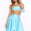 Your Star Sign Crop Top Aqua