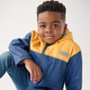 Kids Yellow & Navy Zip-Up Rain Jacket