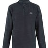 Weird Fish Stern 1/4 Zip Eco Macaroni Sweatshirt Navy Size S