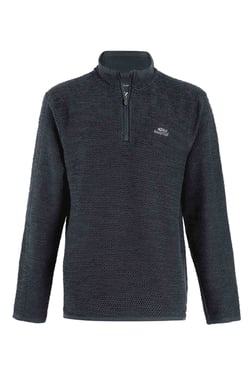 Weird Fish Stern 1/4 Zip Eco Macaroni Sweatshirt Navy Size S