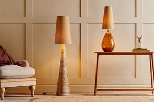 nkuku Dia Jute Tall Lampshade | Shades | Medium | Natural