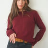 Sloane Crewneck in Burgundy