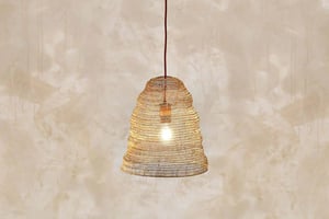 nkuku Jatani Wire Lampshade Oval | Shades | Small Oval | Antique Brass