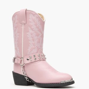 Lil' Durango® Little Kid Pink Rhinestone Western Boot