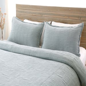 Harbour Cotton Sea Glass Queen Coverlet