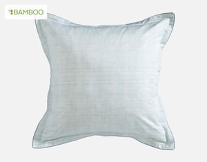 QE Home Seabreeze Euro Sham, Geometric, Blue, 26" x 26"