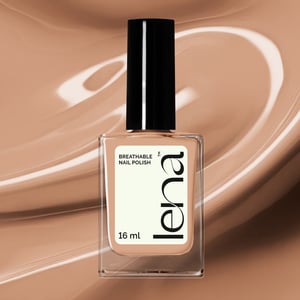 LENA Breathable & Water-Permeable Halal Nail Polish - I'm on Taupe of the World - LE296
