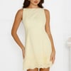 Sunkissed Waves Mini Dress Yellow