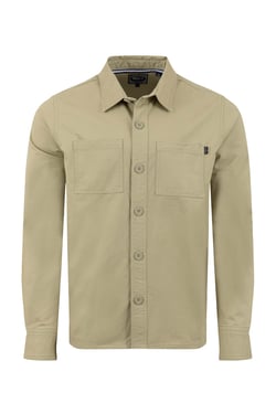 Weird Fish Bear Workwear Twill Overshirt Laurel Green Size XL