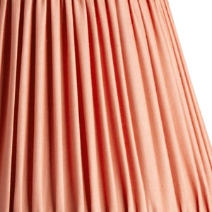 16cm empire shade in Coral silk