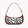 Hammitt Becker Zebra Brushed Gold Sml