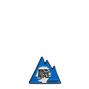 Hikerdelic Trek Your Head Pin Badge