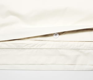 Percale Duvet Cover - Full/Queen / Classic Ivory