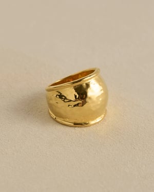 Hammered Radius Ring - 8