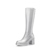 DREAM PAIRS Women   s Knee High Block Heel Boots