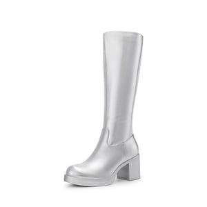 DREAM PAIRS Women   s Knee High Block Heel Boots