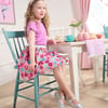 Girls Daisy Sequins Sequin Tulle Skirt