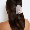 Pearl Seashell Claw Clip Pink