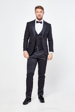 Santoro Milan's Three Piece Sparkle Tux