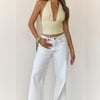 BASE Contour Simplify Halter Top Yellow