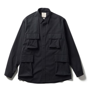 Snow Peak TAKIBI Herringbone Shirt Jacket Black