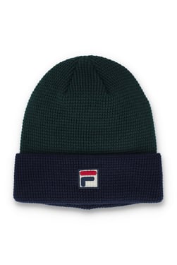 Rune Colourblock Turn-Up Beanie - ONE