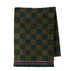 Paul Smith PS Scarf Checkerboard Khaki