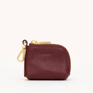 Hammitt Syd Pouch Cherrywood Pebble Brushed Gold