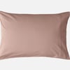 QE Home 310TC Bamboo Cotton Pillowcases in Thistle (Set of 2), Brown, King