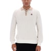 Kobe Striped Knit Polo - M