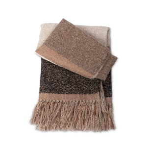 Plaid Pattern Apaca Wool Throw