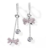 Jeulia Knot Mismatched Earrings