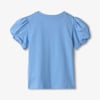 Girls Cornflower Blue Twisted Sleeve Tee